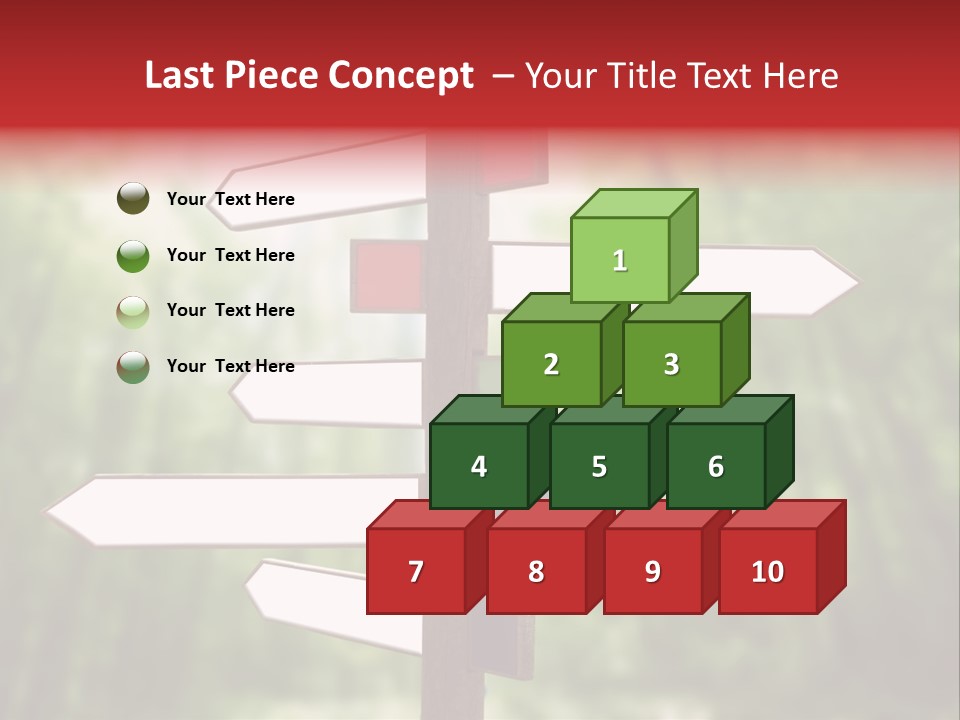 Copyspace Street Information PowerPoint Template