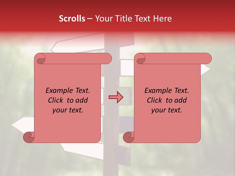 Copyspace Street Information PowerPoint Template