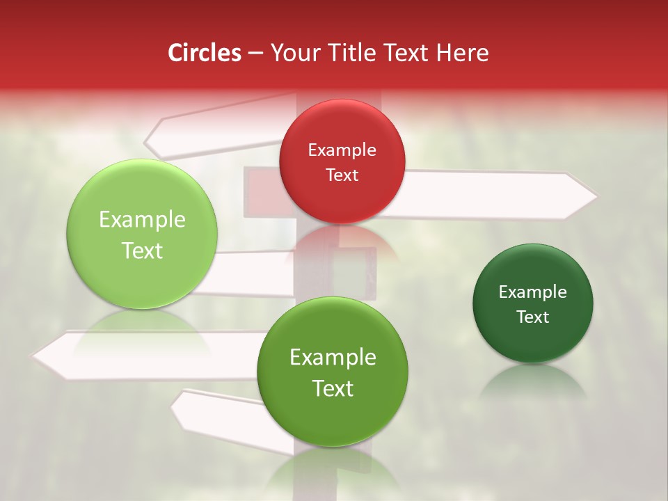 Copyspace Street Information PowerPoint Template