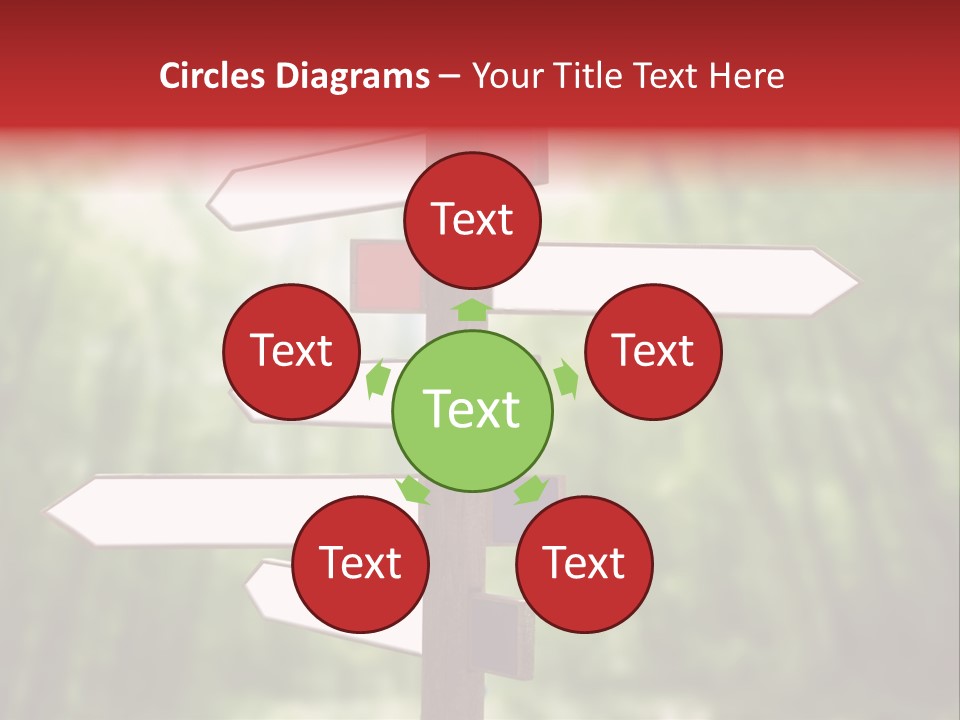 Copyspace Street Information PowerPoint Template