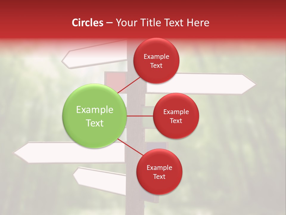 Copyspace Street Information PowerPoint Template