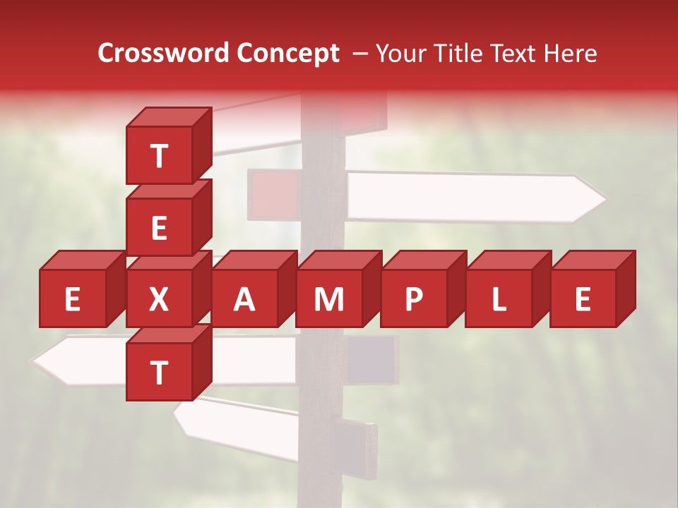 Copyspace Street Information PowerPoint Template