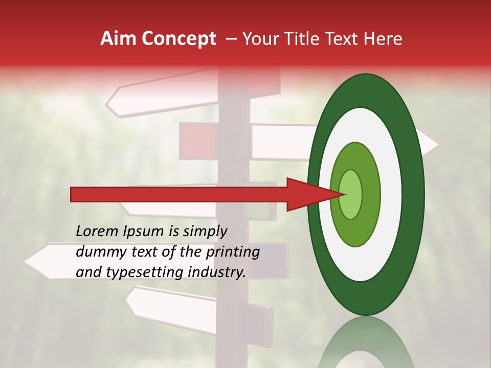 Copyspace Street Information PowerPoint Template