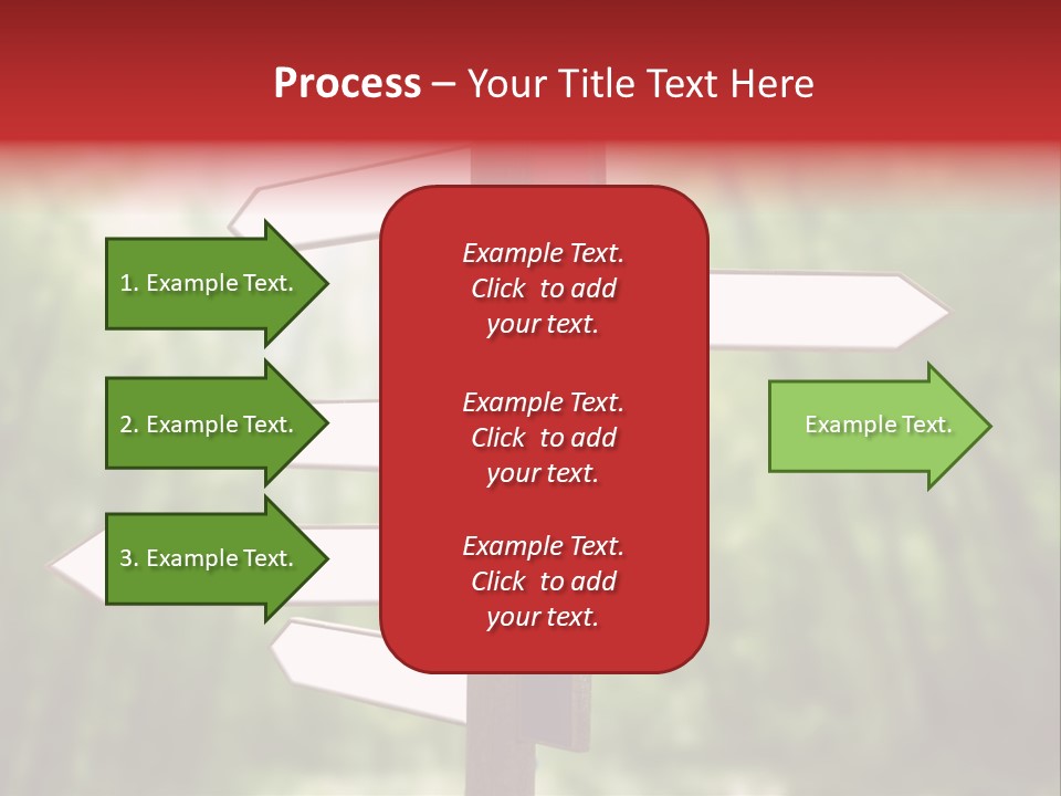 Copyspace Street Information PowerPoint Template