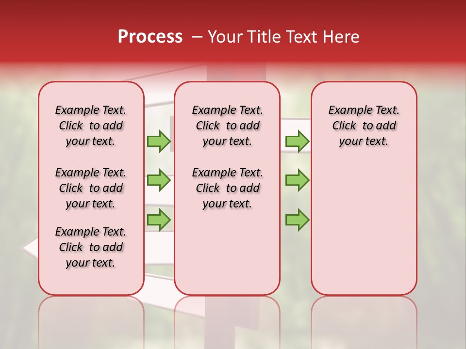 Copyspace Street Information PowerPoint Template