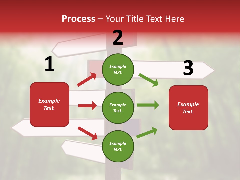 Copyspace Street Information PowerPoint Template