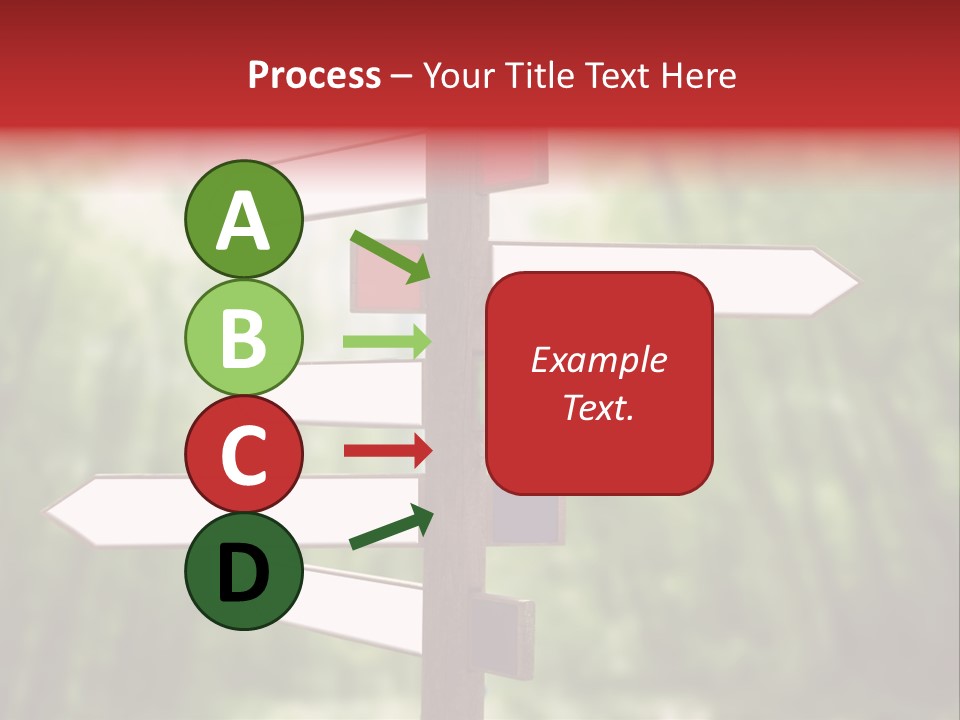Copyspace Street Information PowerPoint Template