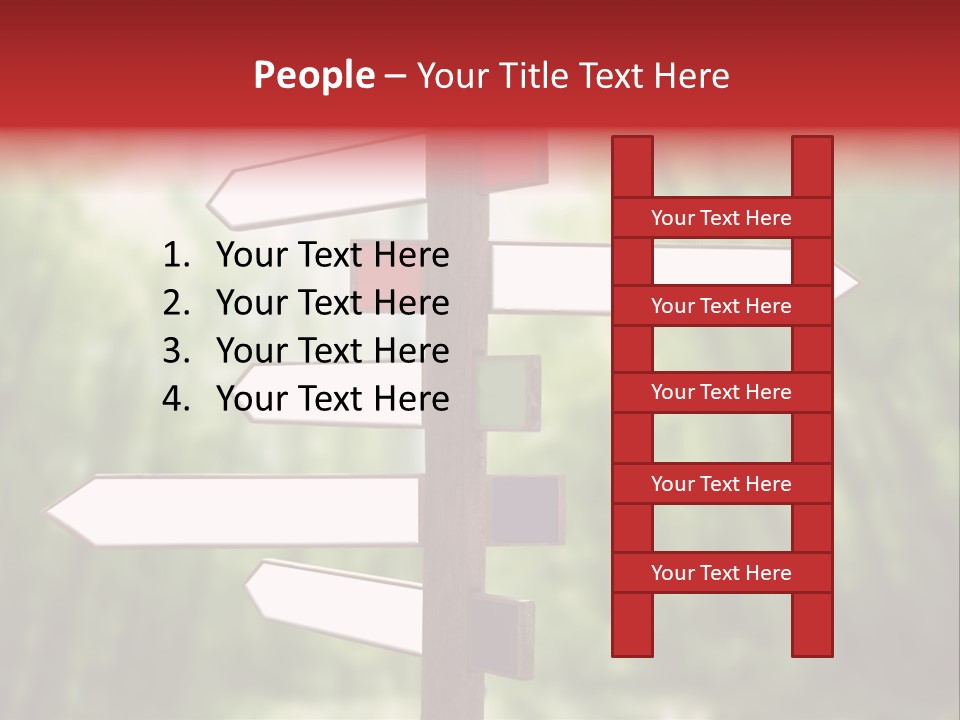Copyspace Street Information PowerPoint Template