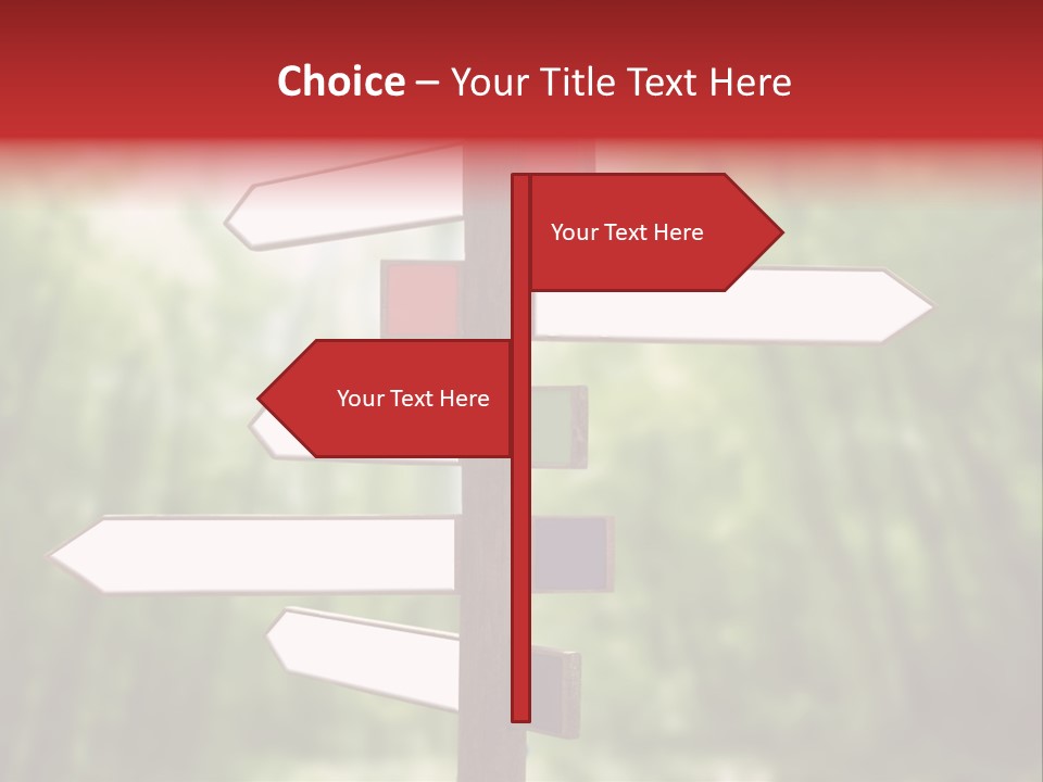 Copyspace Street Information PowerPoint Template