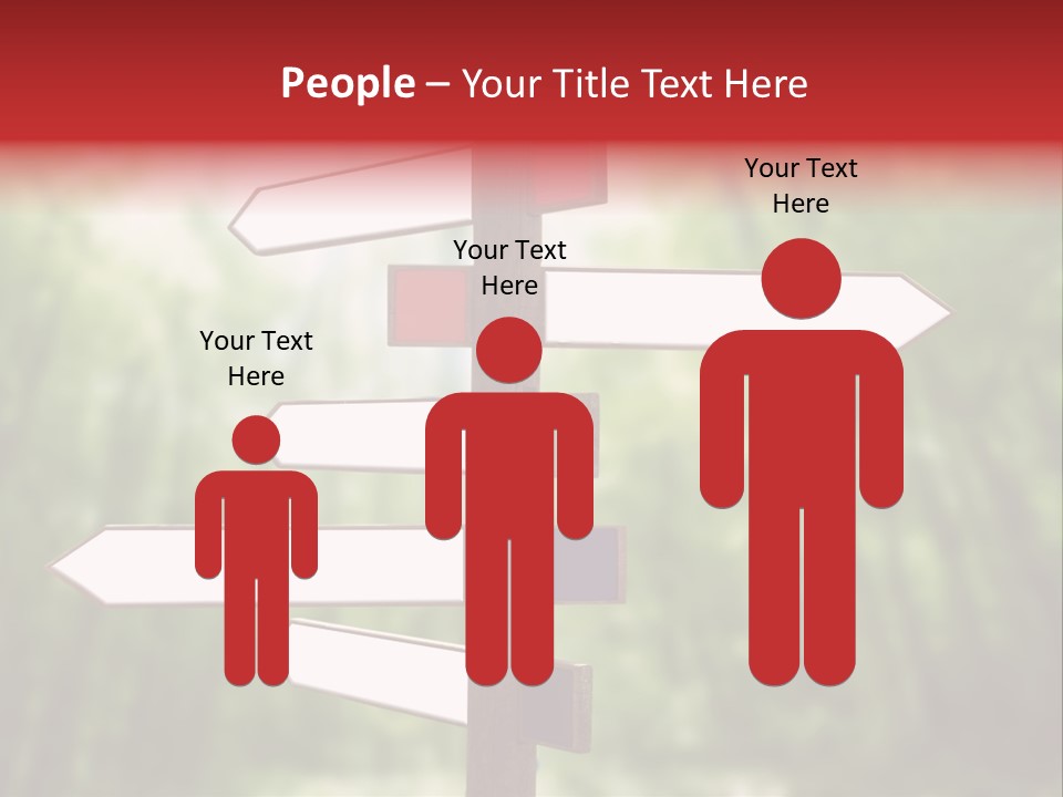 Copyspace Street Information PowerPoint Template