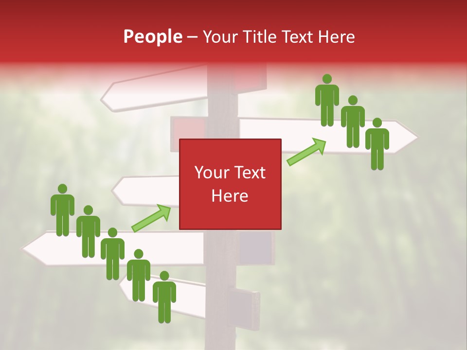 Copyspace Street Information PowerPoint Template