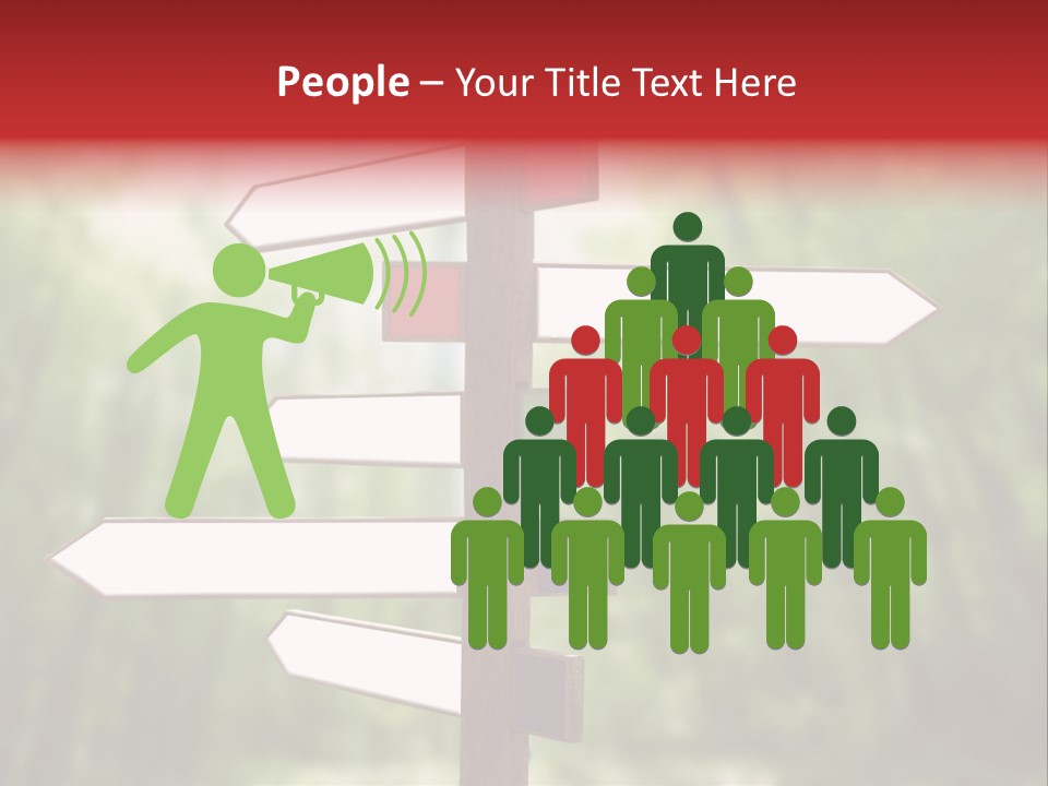 Copyspace Street Information PowerPoint Template