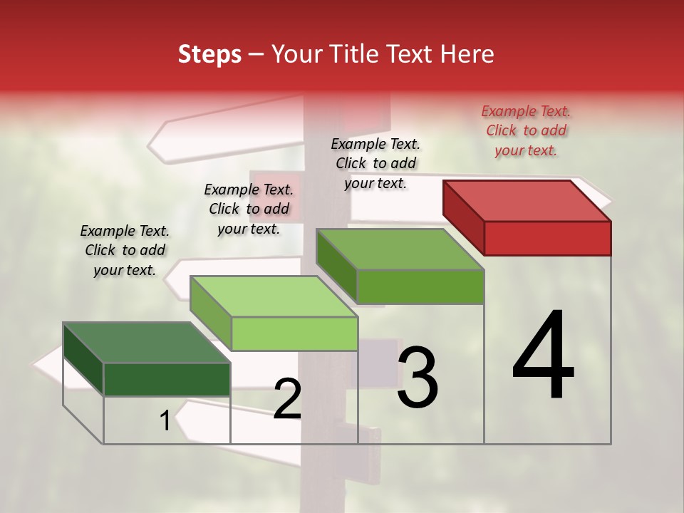 Copyspace Street Information PowerPoint Template