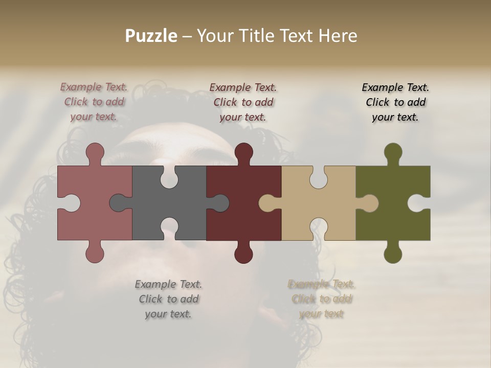 Person Serious Facial PowerPoint Template