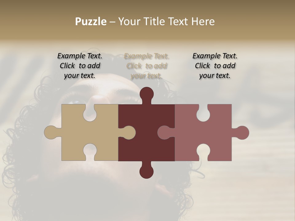 Person Serious Facial PowerPoint Template