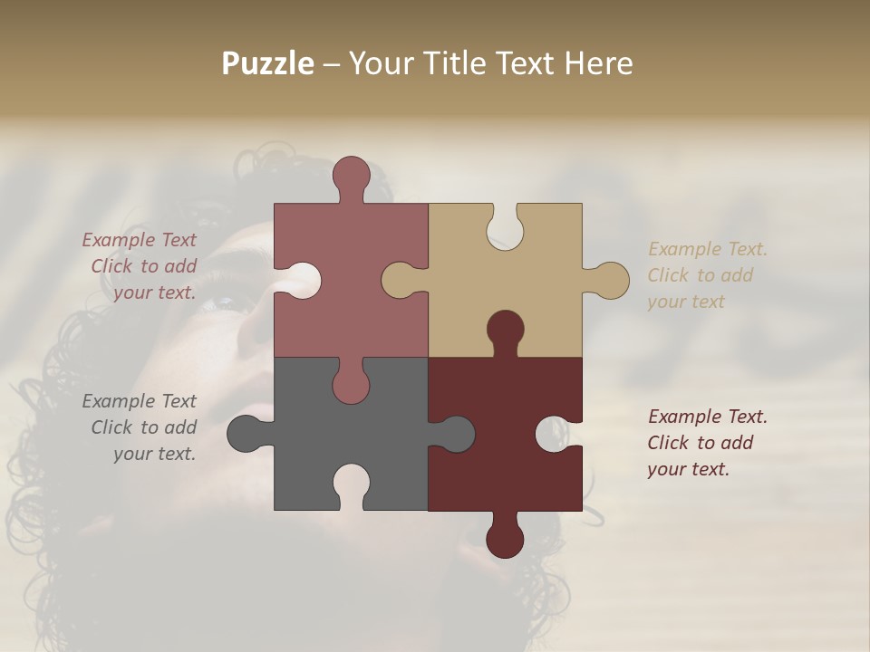 Person Serious Facial PowerPoint Template