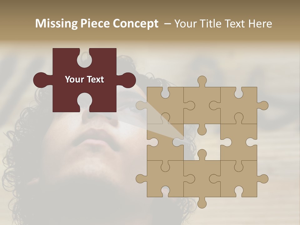 Person Serious Facial PowerPoint Template