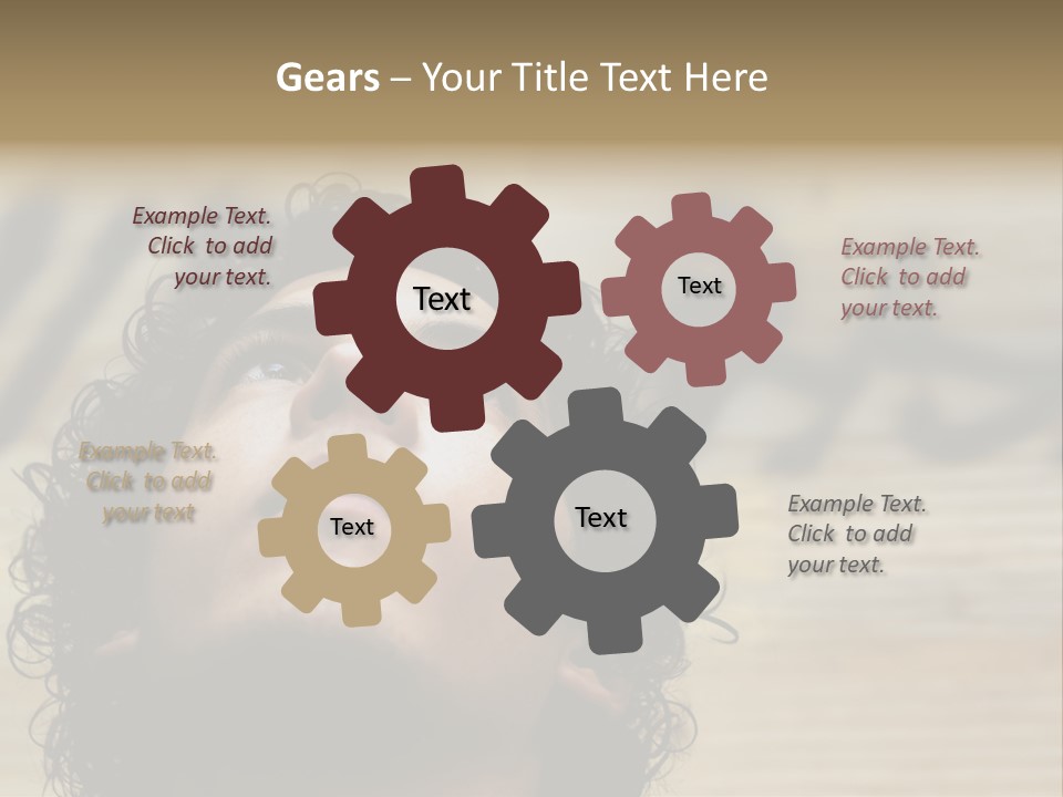 Person Serious Facial PowerPoint Template