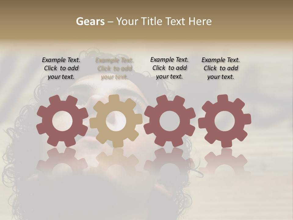 Person Serious Facial PowerPoint Template