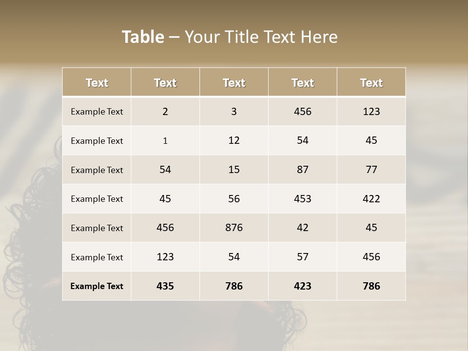 Person Serious Facial PowerPoint Template
