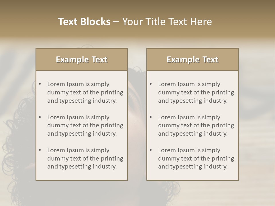 Person Serious Facial PowerPoint Template