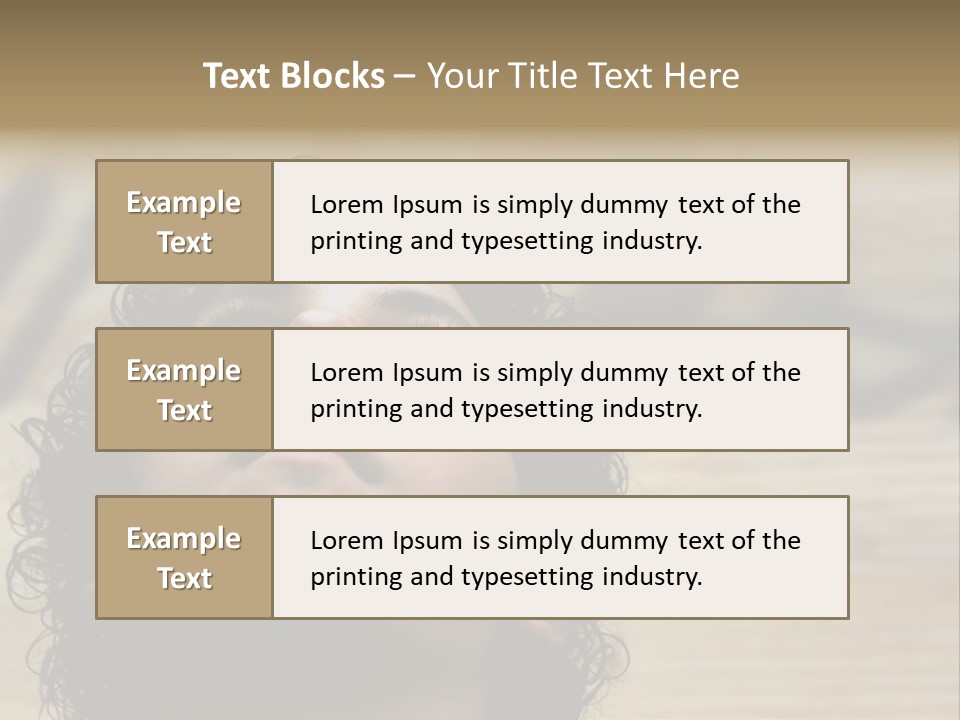 Person Serious Facial PowerPoint Template