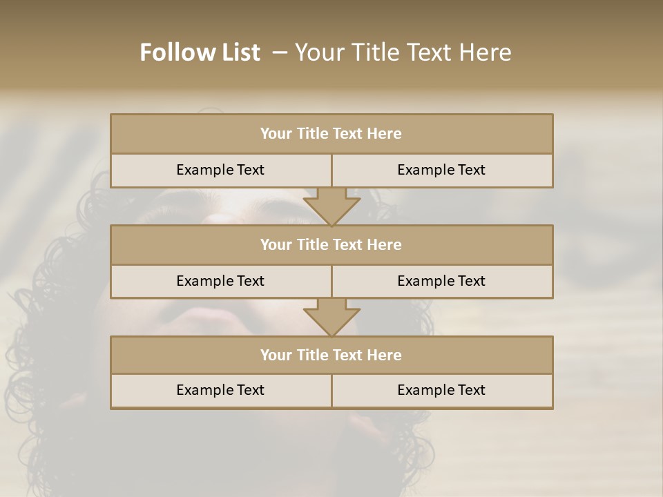 Person Serious Facial PowerPoint Template