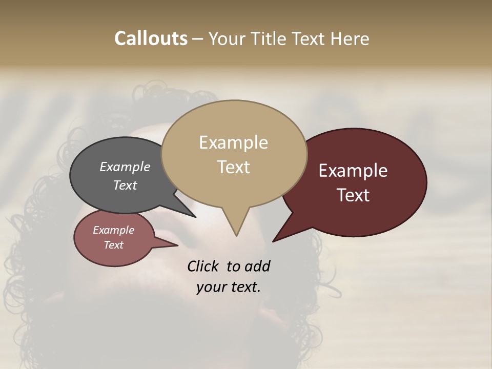 Person Serious Facial PowerPoint Template