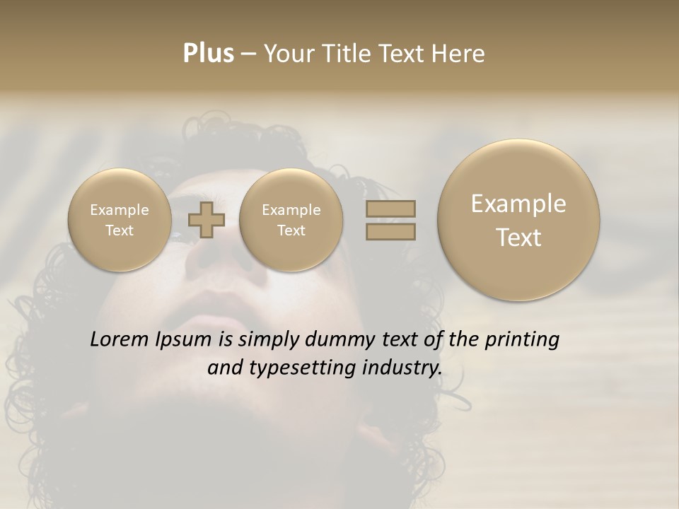 Person Serious Facial PowerPoint Template
