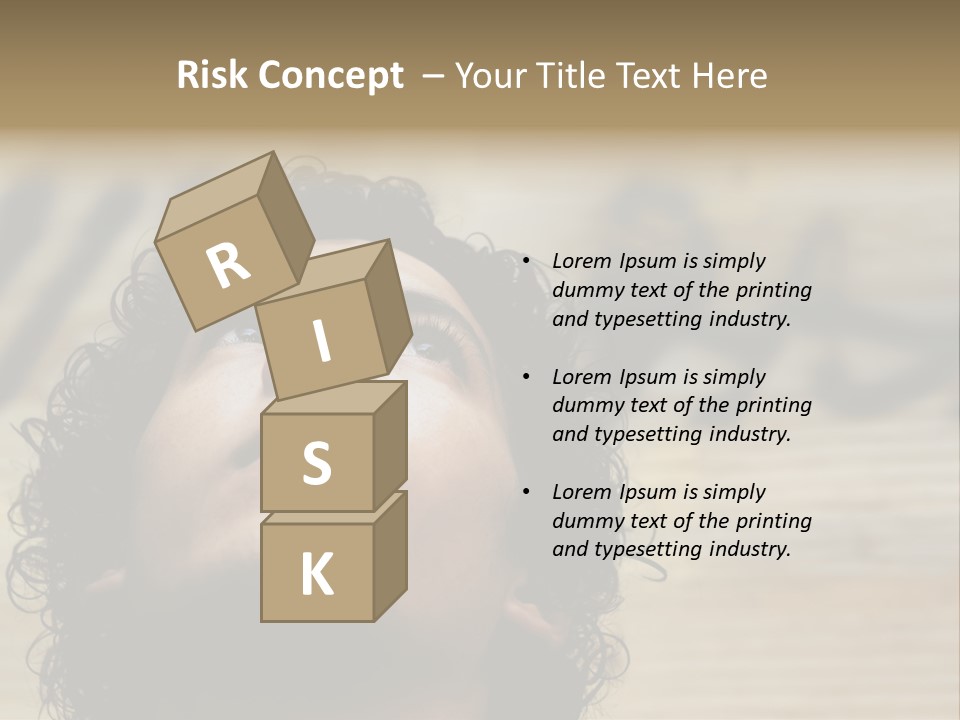 Person Serious Facial PowerPoint Template