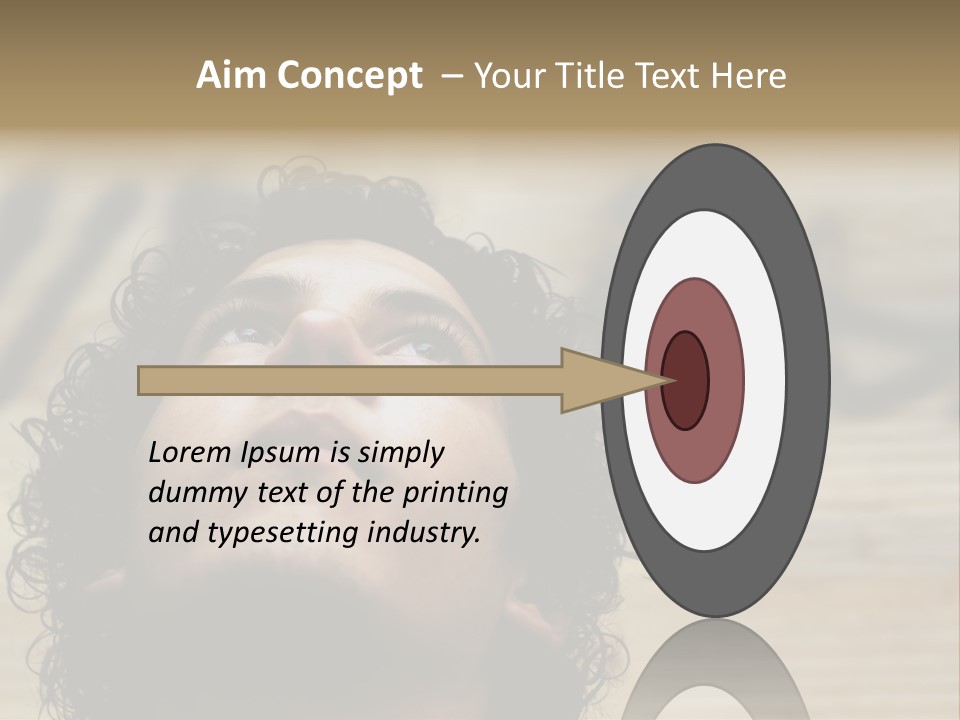 Person Serious Facial PowerPoint Template