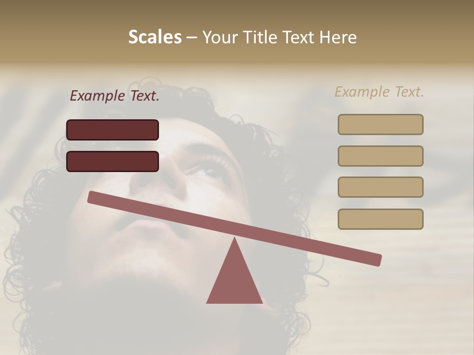 Person Serious Facial PowerPoint Template