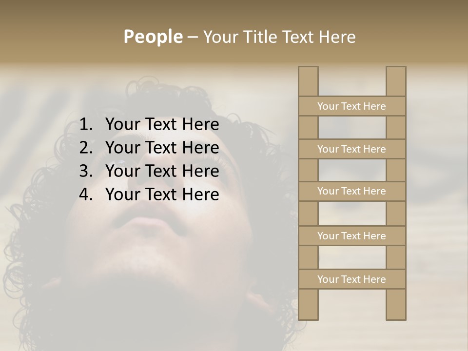 Person Serious Facial PowerPoint Template