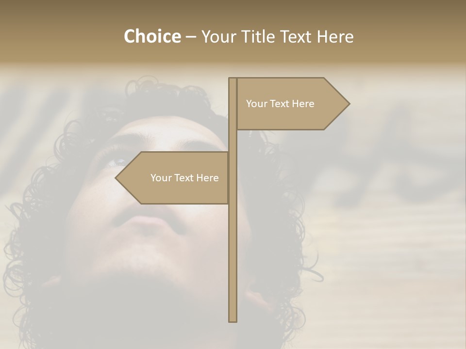 Person Serious Facial PowerPoint Template