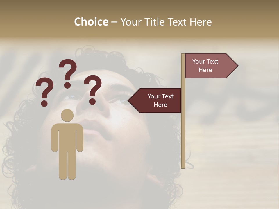 Person Serious Facial PowerPoint Template