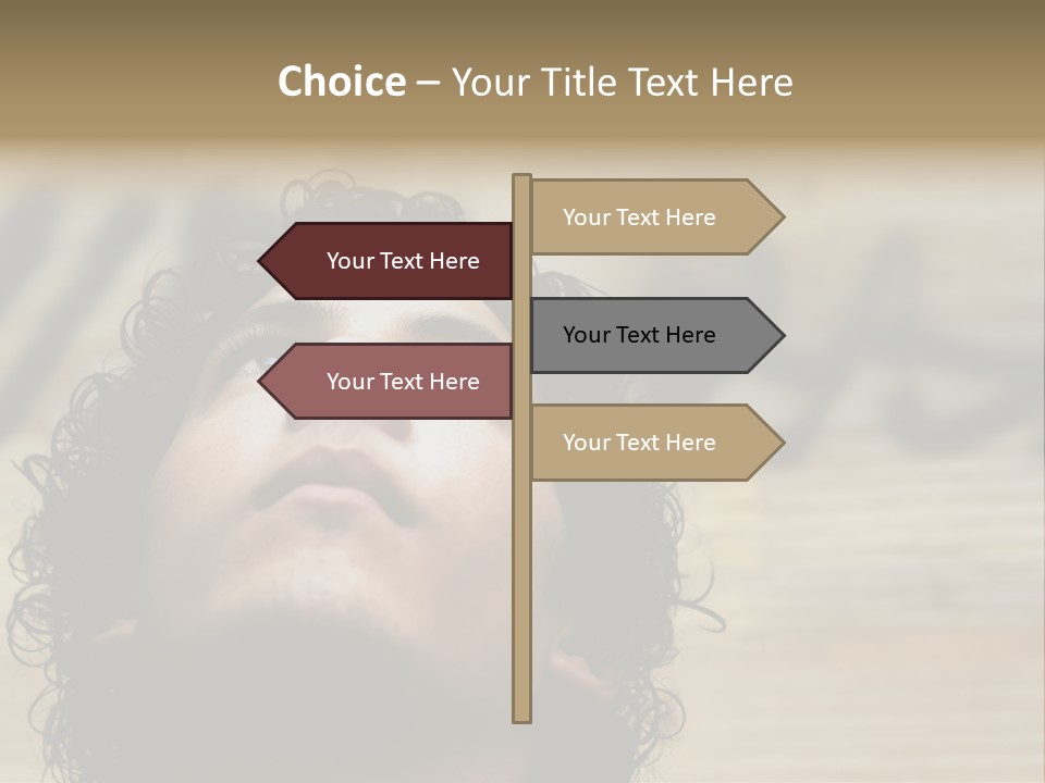 Person Serious Facial PowerPoint Template