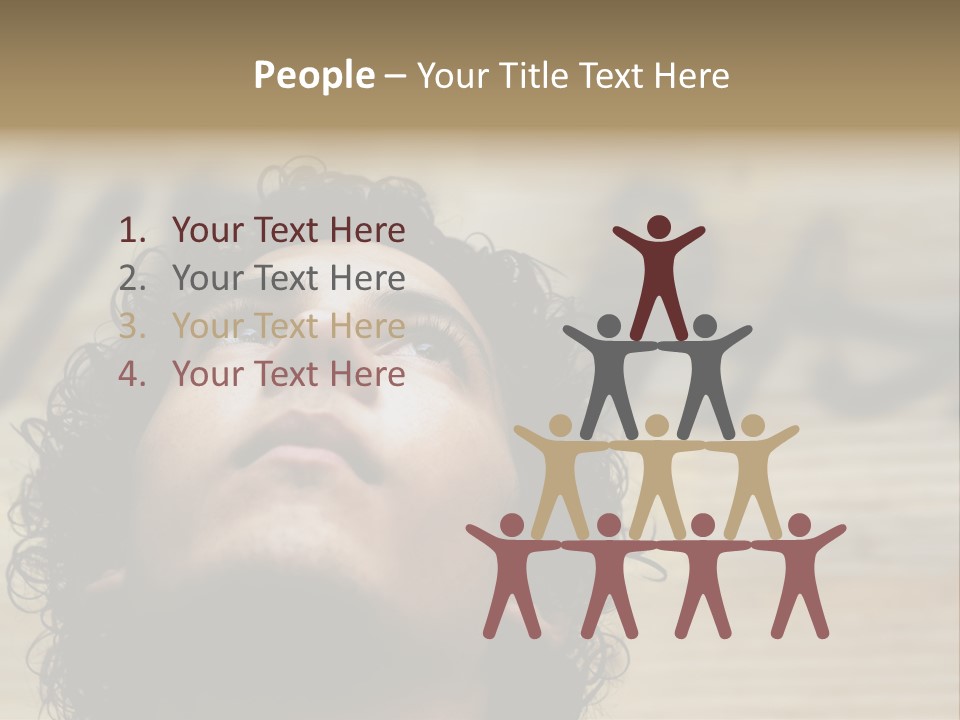 Person Serious Facial PowerPoint Template