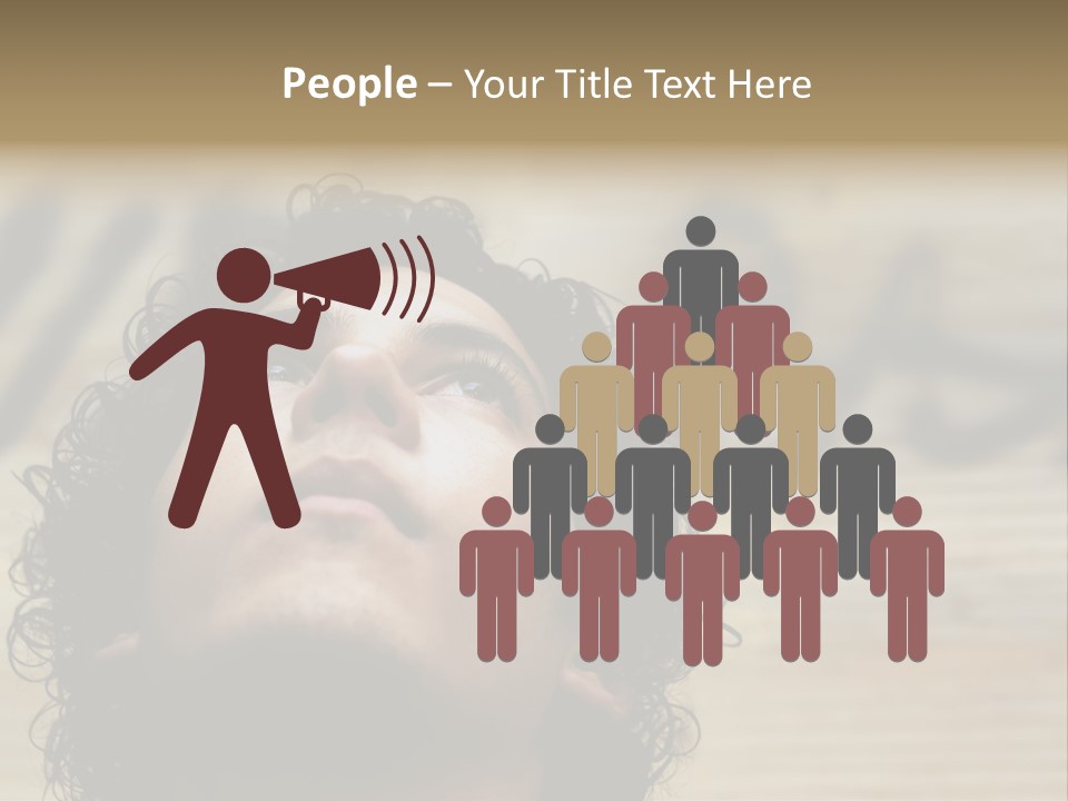 Person Serious Facial PowerPoint Template