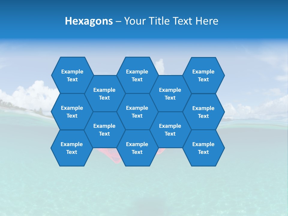 Tropical Outside Swimming PowerPoint Template