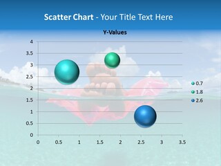 Tropical Outside Swimming PowerPoint Template