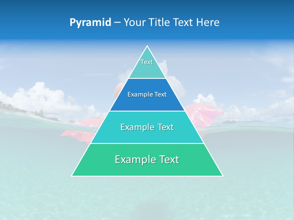 Tropical Outside Swimming PowerPoint Template