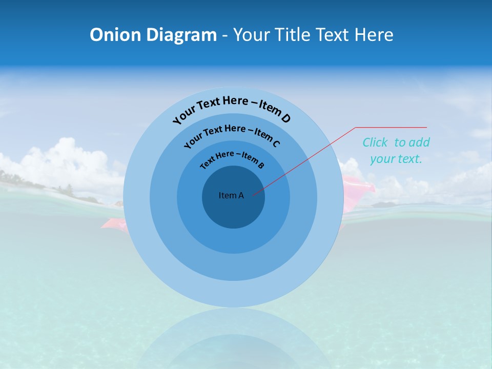 Tropical Outside Swimming PowerPoint Template