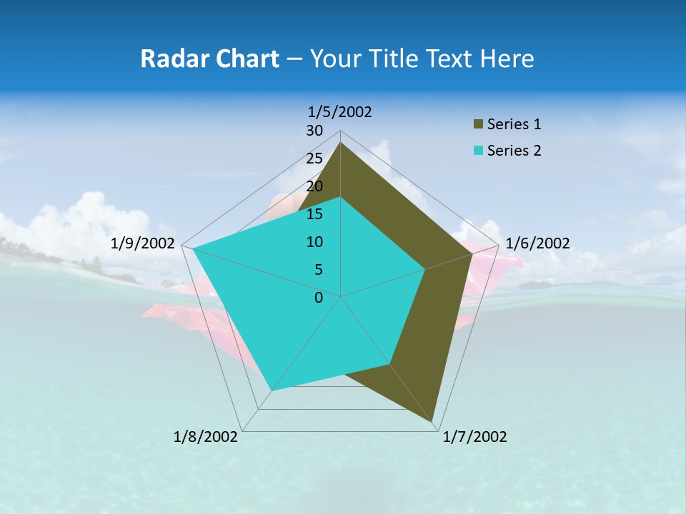 Tropical Outside Swimming PowerPoint Template