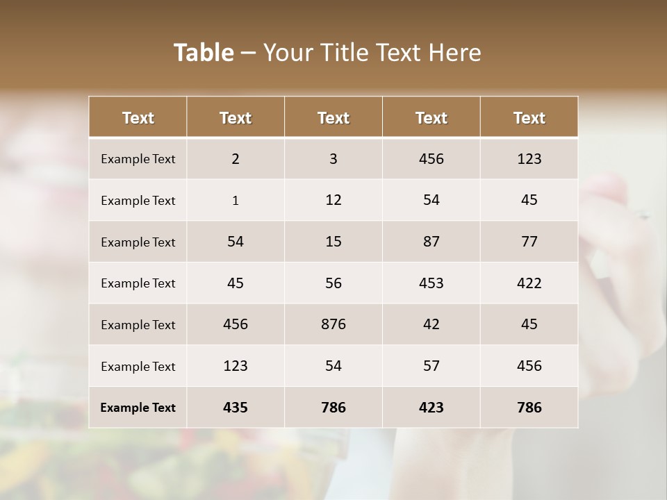 Fork Green Descent PowerPoint Template