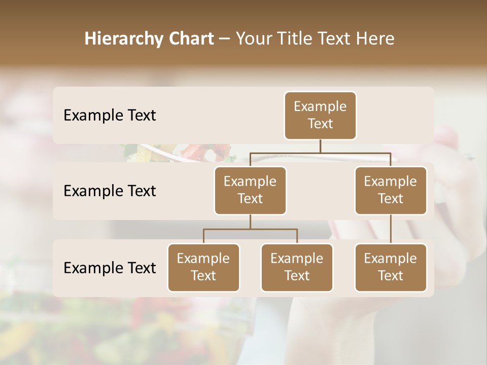 Fork Green Descent PowerPoint Template