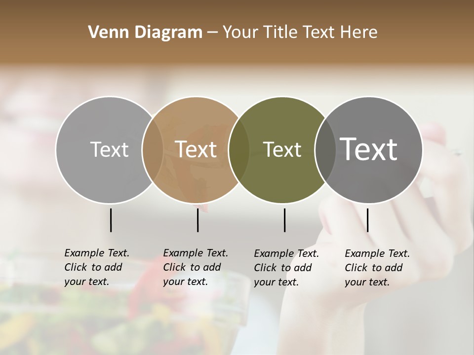 Fork Green Descent PowerPoint Template
