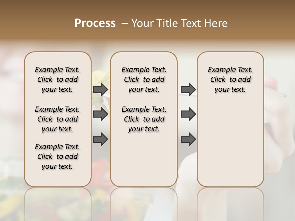 Fork Green Descent PowerPoint Template