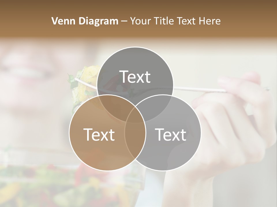 Fork Green Descent PowerPoint Template