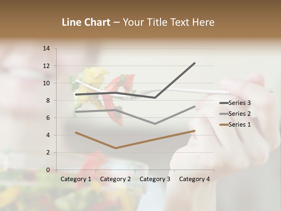 Fork Green Descent PowerPoint Template