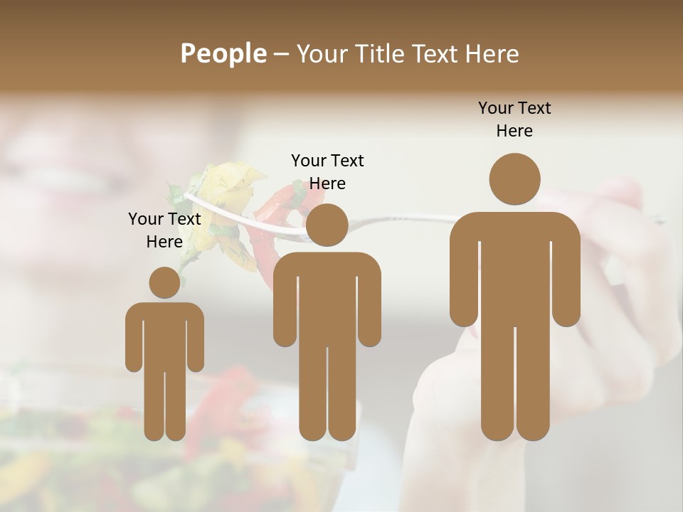 Fork Green Descent PowerPoint Template